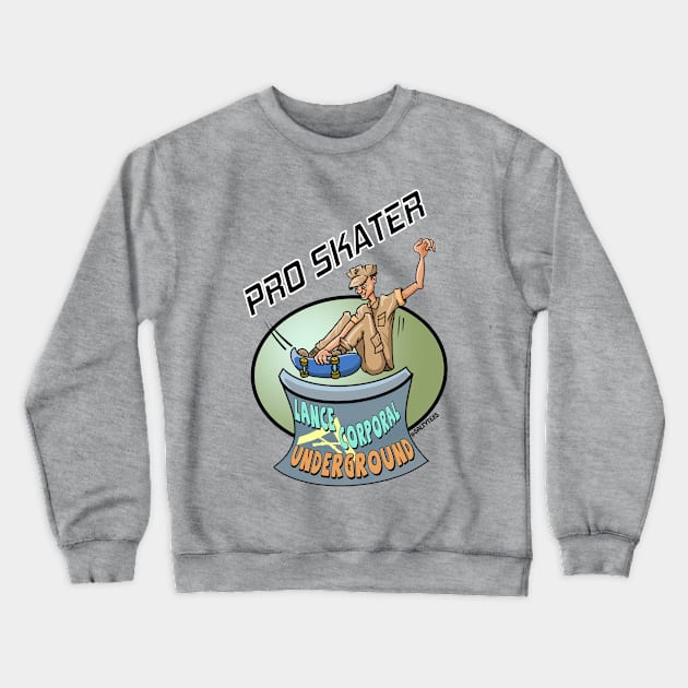 Pro Skater Crewneck Sweatshirt by SaltyTees